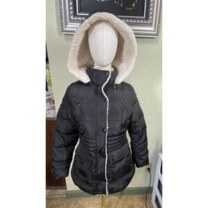 Diesel Big Girls Youth Full Zip Sherpa Lined Puffer Parka Ski Snowboarding Coat